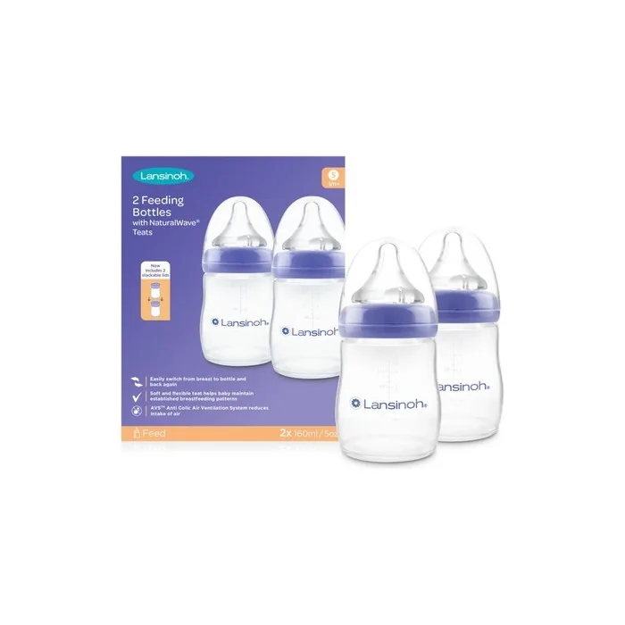 Lansinoh Anticolic Baby Bottle 160ml Pack Of 2