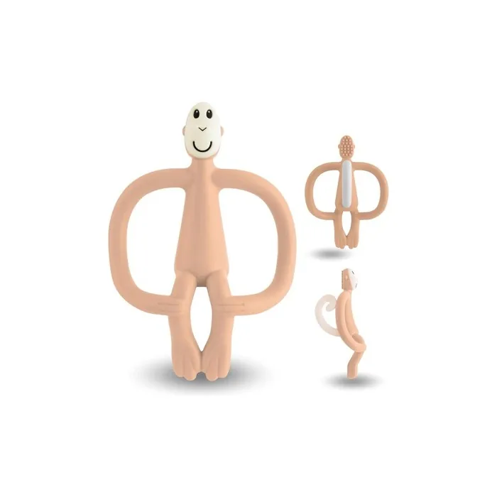 Matchstick Monkey Original Teething Ring Baby Teething Aid with Soft Nubs