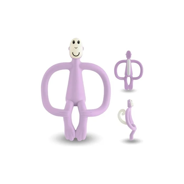 Matchstick Monkey Original Teething Ring Baby Teething Aid with Soft Nubs