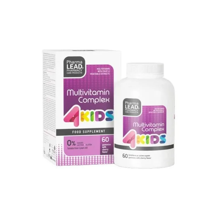 Pharmalead 4 Kids Multivitamin Complex Cherry Flavor 60 Gummies