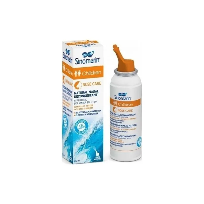 Sinomarin Spray For Children Nasal Decongestant For Children From 6 Months 100ml