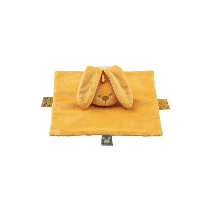 Nattou Lapidou Rabbit Comforter Companion from Birth 28 x 28 cm
