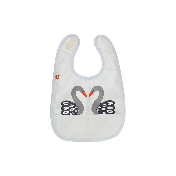 Franck & Fischer Bib Swan Grey