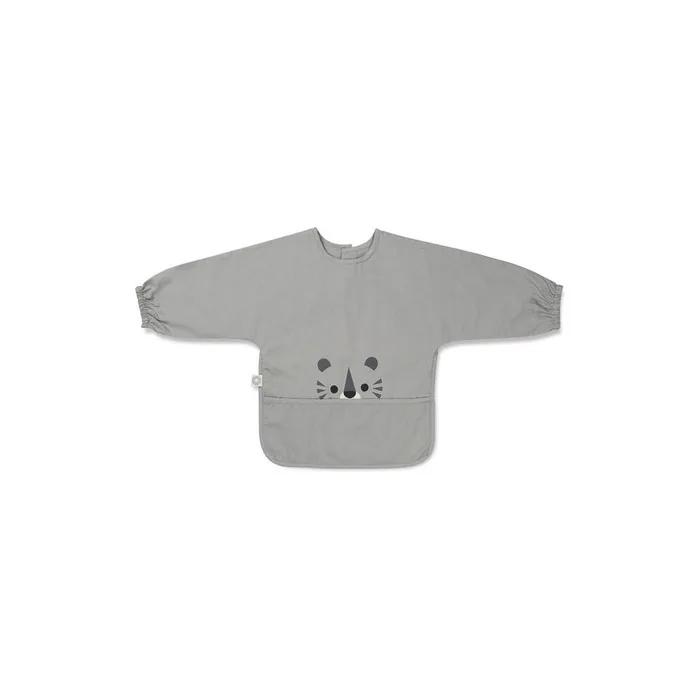 Franck & Fischer Bib With Long Sleeves Grey