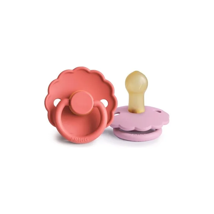 Frigg Daisy Natural Rubber Baby Pacifier Made in Denmark BPA-Free