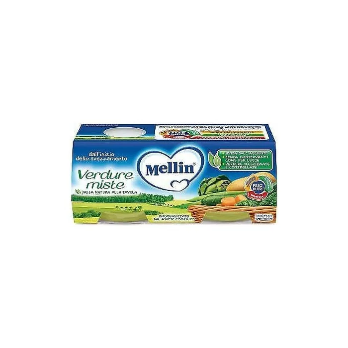 Mellin Mixed Vegetables Homogenized 80g x 2