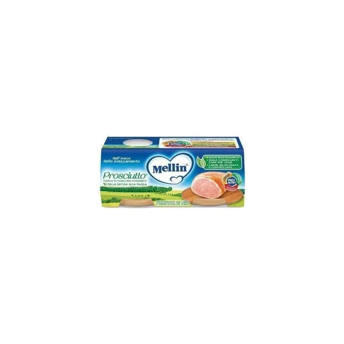 Danone Nutricia Mellin Ham Puree 2 Pieces X 80 Grams
