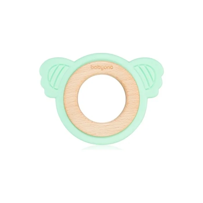 Babyono Wooden & Silicone Teether Koala 1 Piece
