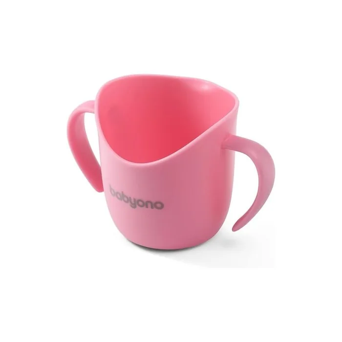 Baby Ono Ergonomic Training Cup for Babies 12 Months and Up Pink