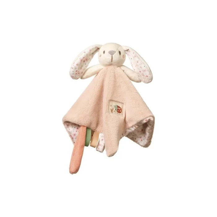 Babyono Have Fun Baby Bunny Doudou With Rattle 1 Piece