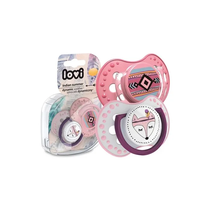 Lovi Baby Silicone Soother 18+ Months - Pack of 2
