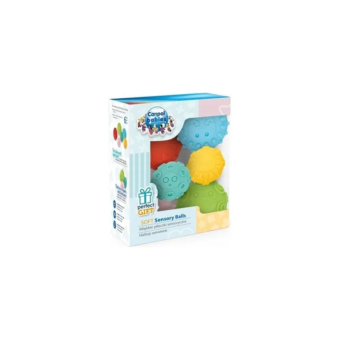 Canpol Babies Balls Soft Sensory, 6 Pcs