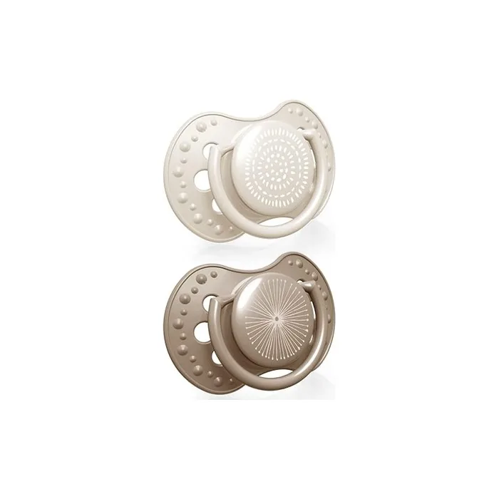 Lovi Pacifier 6-18 Months, Silicone, Bpa-Free, Hygienic Protective Cover, Harmony