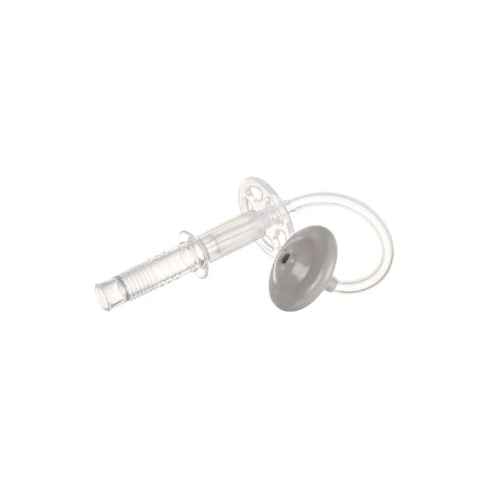 Canpol Babies Silicone Straw With Weights Gray 1 Pc