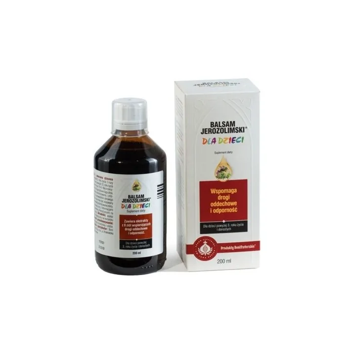 Jerozolim Balsam for Children Cough Honey Elderflower Syrup