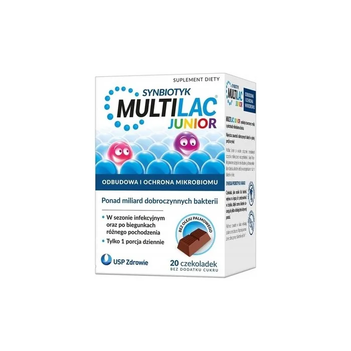 Multilac Junior Probiotic For Children 204060 Pralines With Inulin And Bifidobacterium
