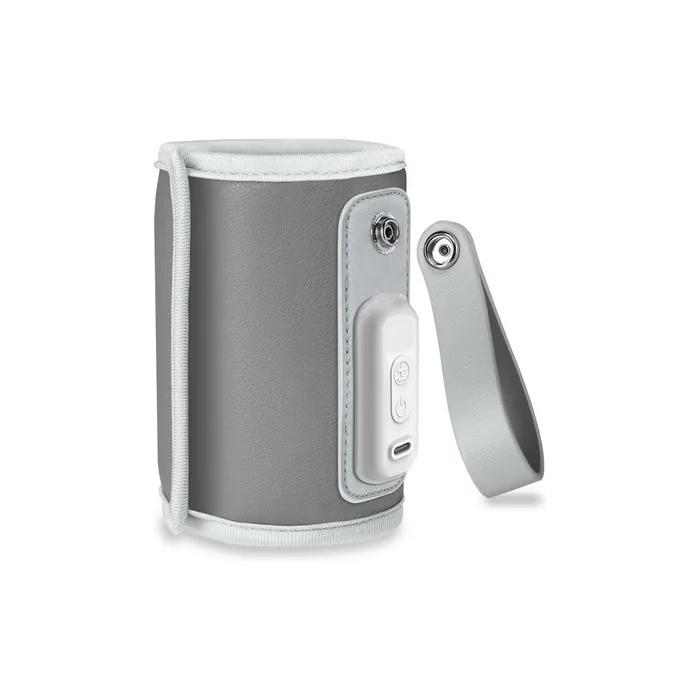 Lionelo Care Thermup Go Scaldabiberon Grey Silver Bottle Warmer 1 Pz