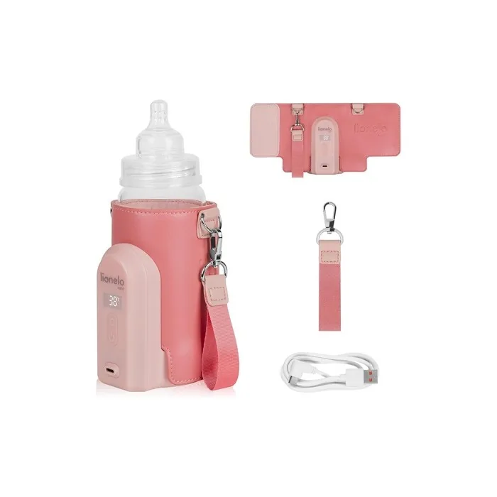 Lionelo Thermup Go Evo Advanced Portable Bottle Warmer with USB-C 9hr Battery