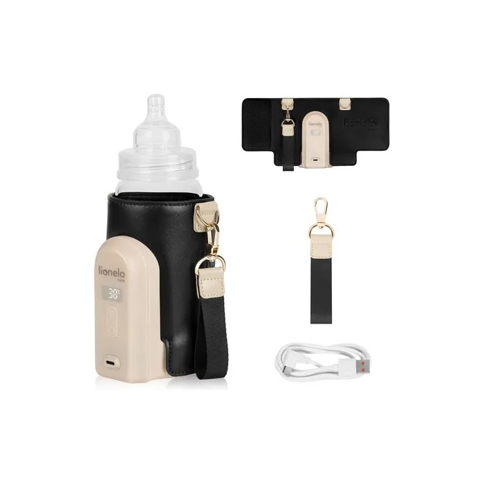 Lionelo Thermup Go Evo Advanced Portable Bottle Warmer with USB-C 9hr Battery