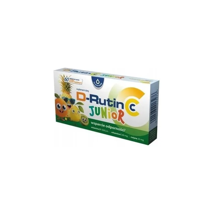 Oleofarm Drutin Cc Junior 60 Tablets For Sucking Children's Vitamin Supplement