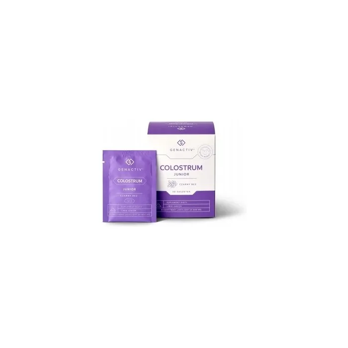 Genactiv Colostrum Junior Elderberry Supplement - 30 Sachets