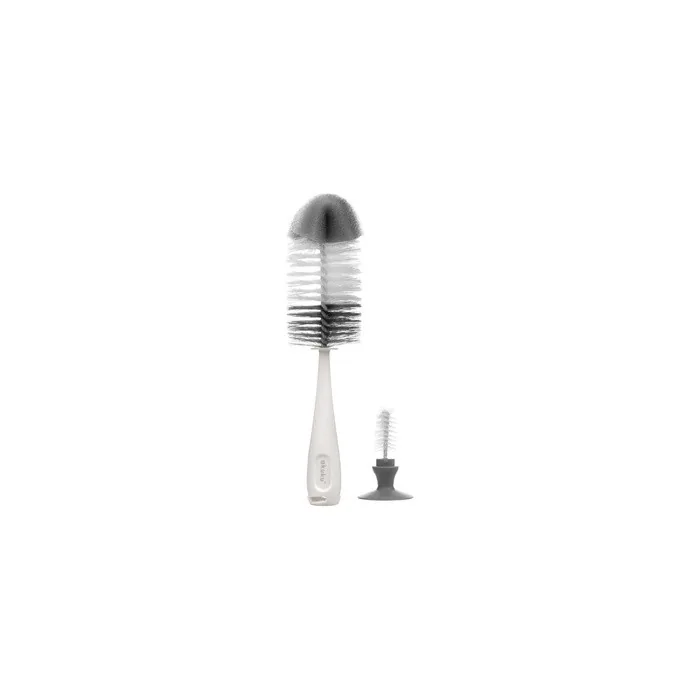Akuku Bottle And Nipple Cleaning Brush With Suction Cup And Hidden Mini Brush