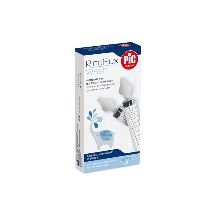 Pic Solution Nasal Wash Syringes with Soft Silicone Nozzle