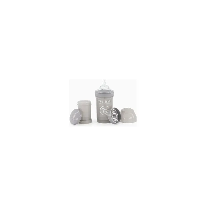 Twistshake Anticolic Baby Bottle Pastel Grey 180 Ml