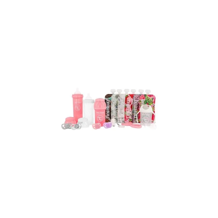 Twistshake Bottle Bundle Girls, Pink/White, 78820
