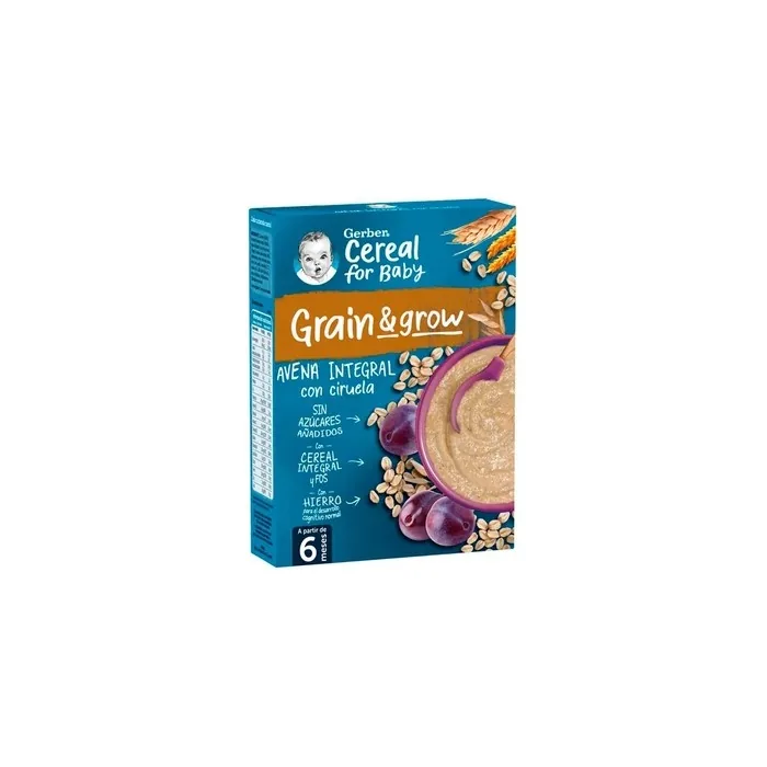 Gerber Porridge Oats And Plum 250g