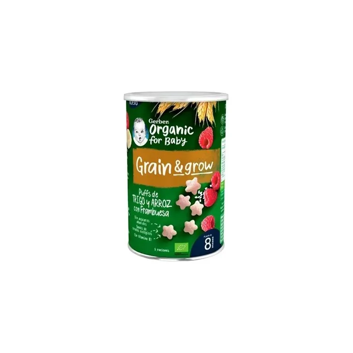 Gerber Gerber Snack Organic Cereals And Raspberry 35g