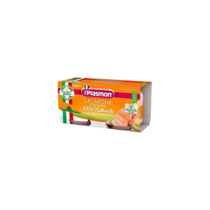 Plasmon Salmon Fillet With Potatoes Baby Food 2x80g
