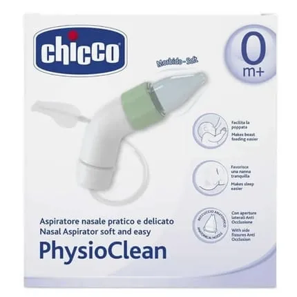Chicco Chicco Physioclean Nasal Aspirator Soft And Easy 0 Months And Above 1 Unit
