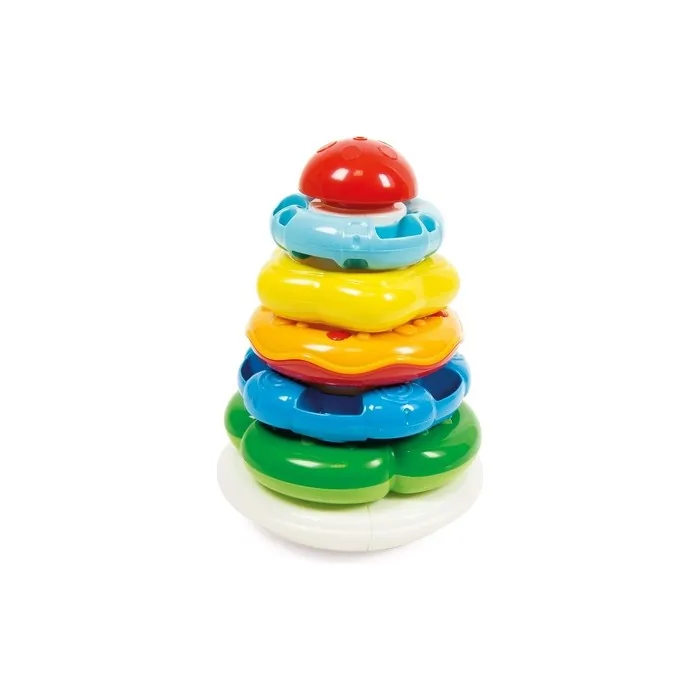 Clementoni 17103.3 Baby Stack Rings/Color Ring Pyramid Play For Future-100