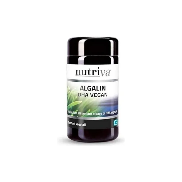 Nutriva Algalin DHA Vegan Supplement for Pregnancy and Breastfeeding in Softgel Capsules 885mg