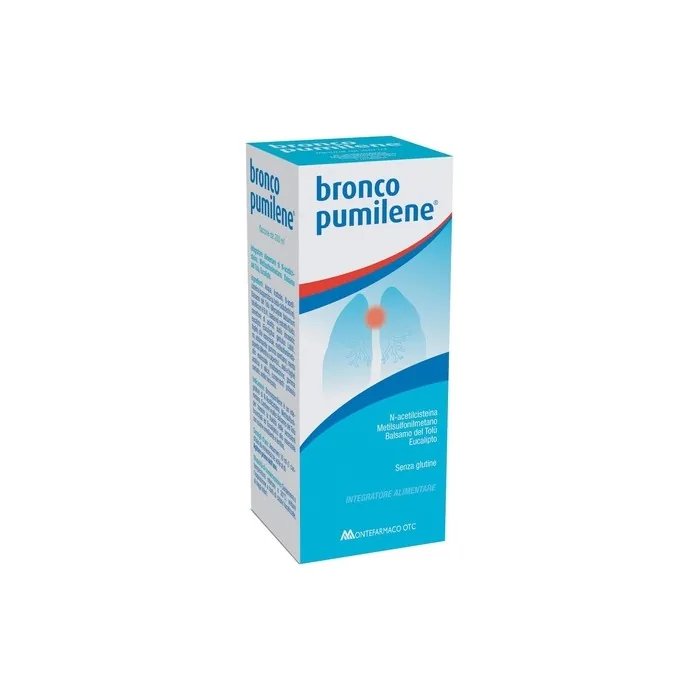 Montefarmaco Broncopumilene Syrup Dietary Supplement 200ml