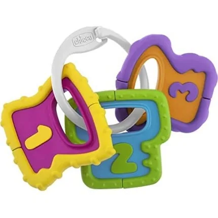 Chicco Baby Senses Easy Grasp Keys Rattle Toy for Babies Detachable Toys
