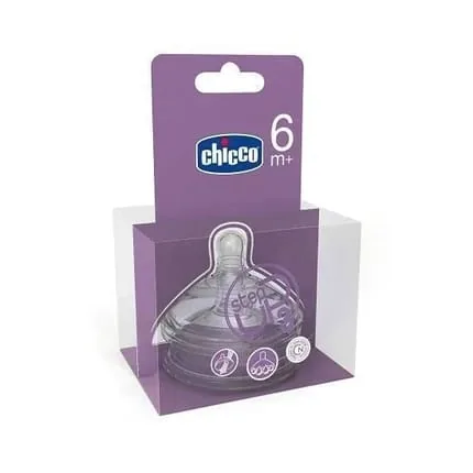 Chicco Naturalfeeling Teat Fast Flow For 6 Months And Older 2 Units