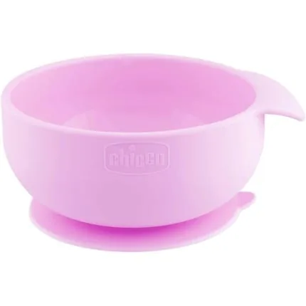 Chicco Silicone Bowl with Suction Cup for Babies - Durable and Easy to Clean
