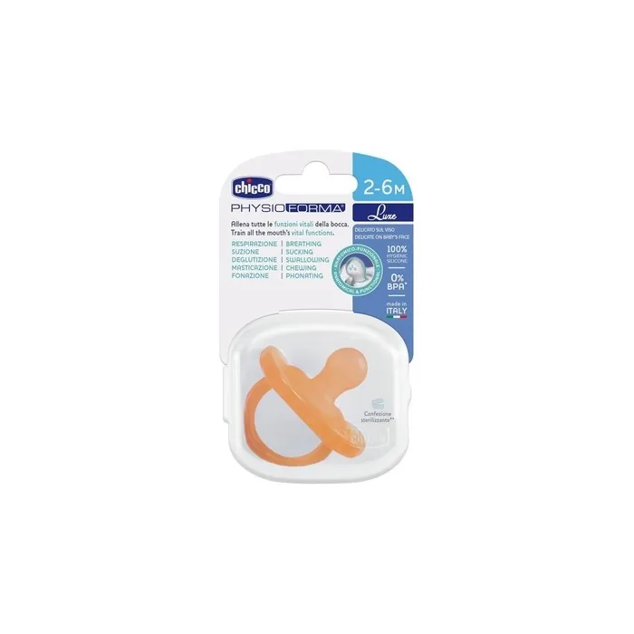 Physioforma Luxe Soothing Silicone Pacifier 2-6 Months Orange