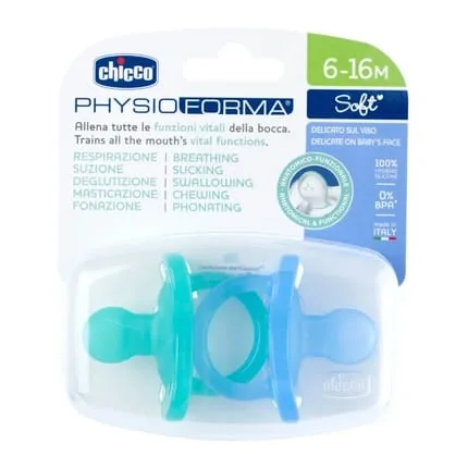 Chicco Chicco Physio Soft Silicone Pacifier Blue 612 Months