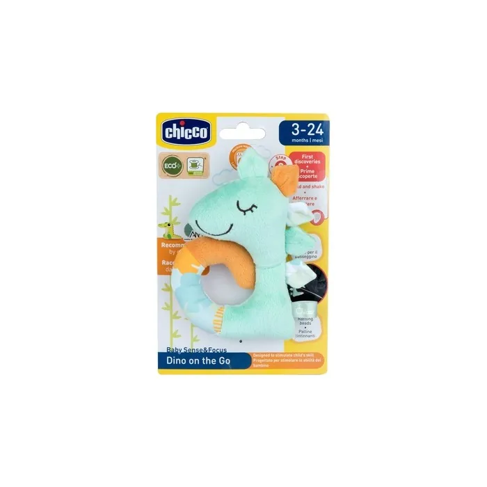 Chicco Soft Dino Rattle A Delightful Soft Toy For Infants