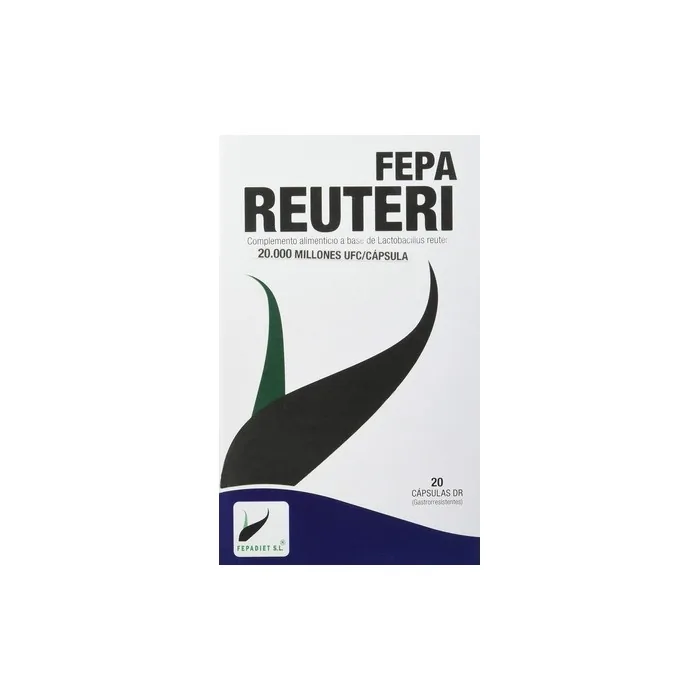 Fepa Reuteri 20 Capsules Black Standard