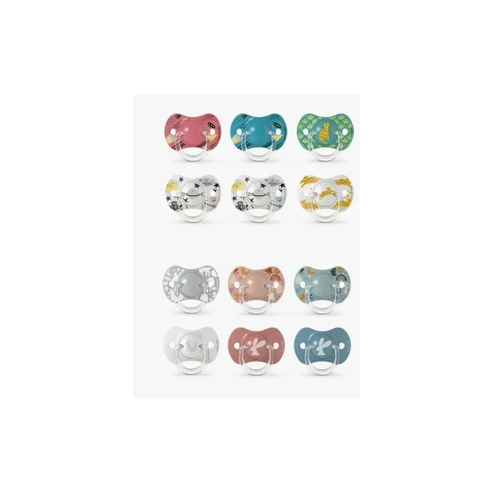 Suavinex Pacifier Print Physiologica Sx Pro Silicone 6-18 Months Pack Of 2