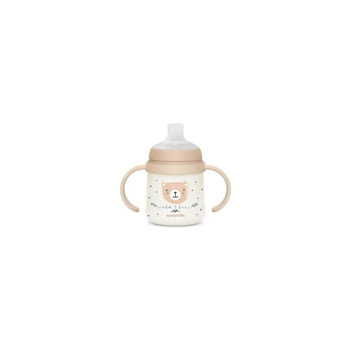 Suavinex Night & Day Bottle With Soft Spout 150 Ml Beige