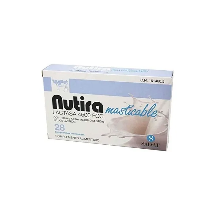Nutira Lactasa 4500Fcc Digestive Supplement 28 Chewable Tablets