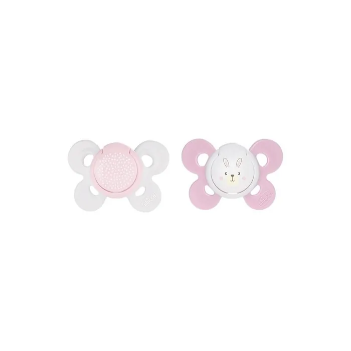 Chicco Physio Comfort 06m Pacifier Girldotsrabbit 2 Pieces