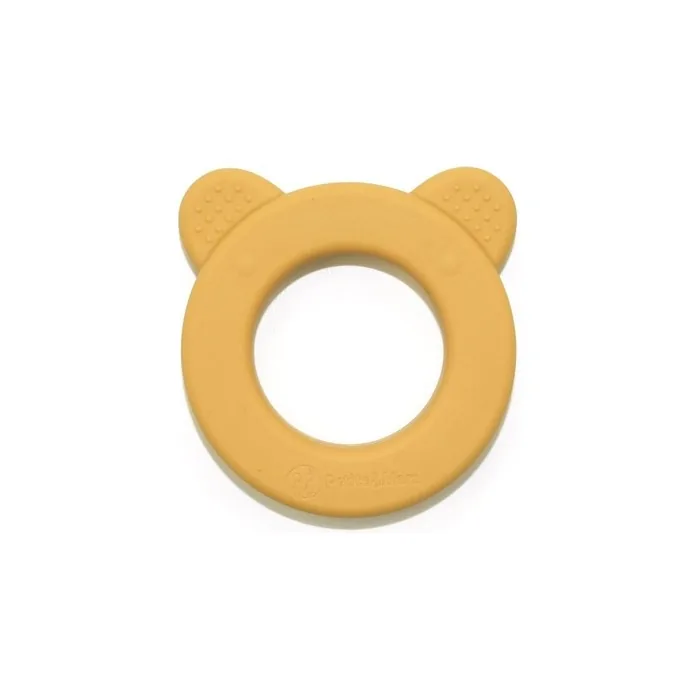 Petite&Mars Beary Dentaruolo With Rattle Intense Ochre 0 M 1 Piece