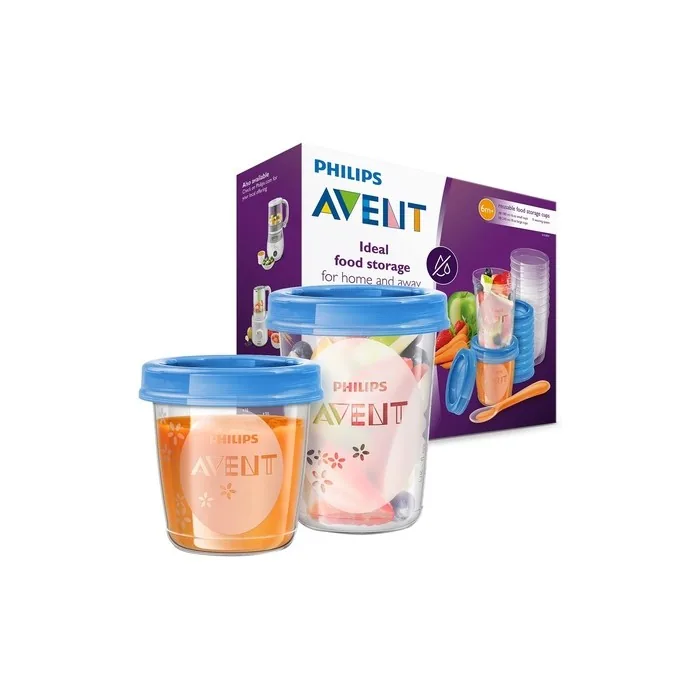 Philips Avent SCF721/20 Baby Food Storage Cups 180/240ml