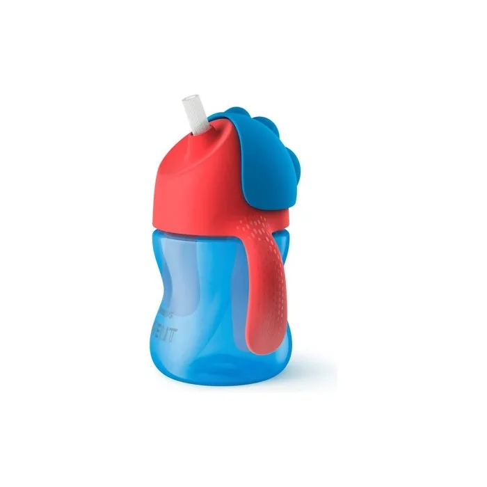 Philips Avent Straw Cup with Handle 9 Months up 200ml Blue/Red